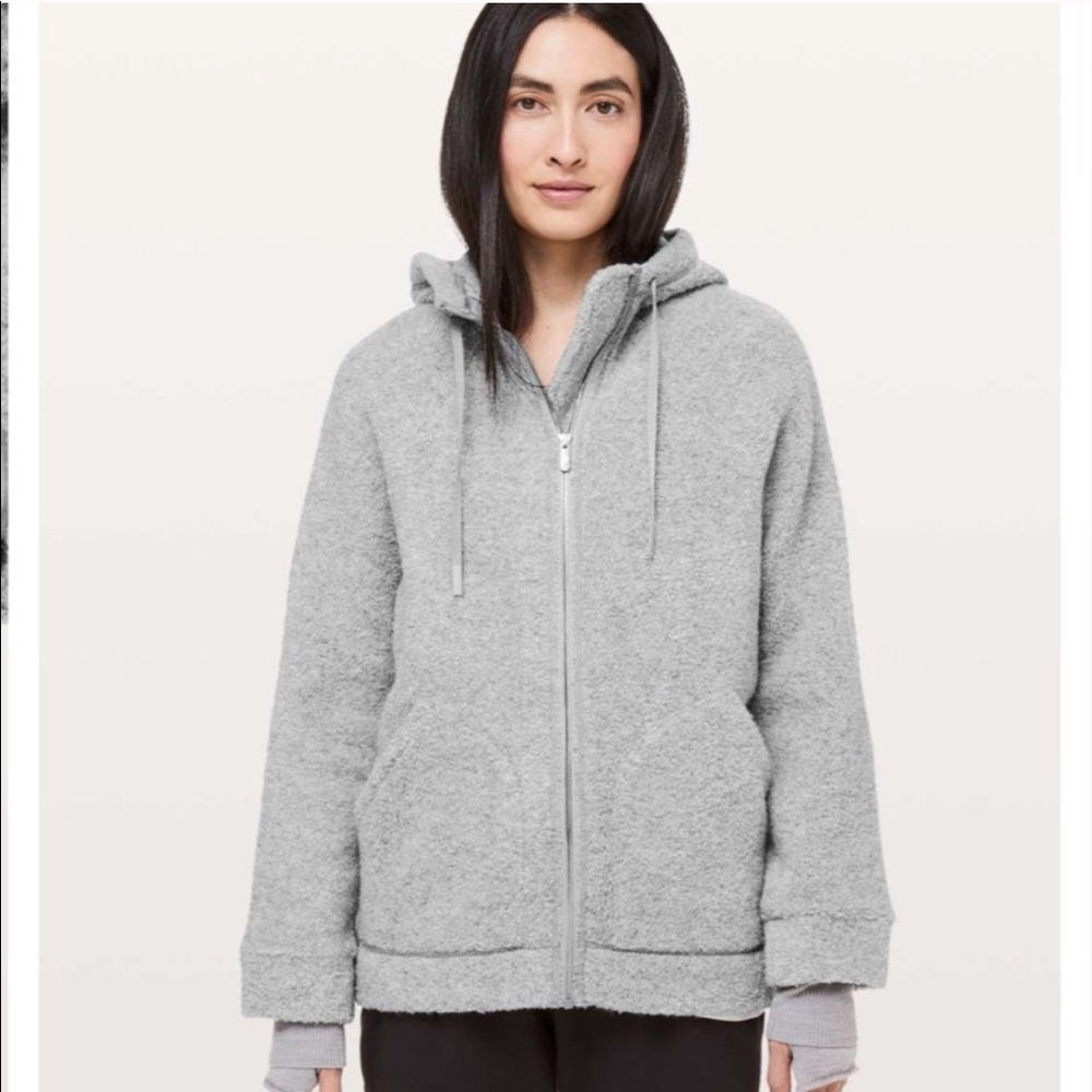 Lulu lemon fuzzy jacket